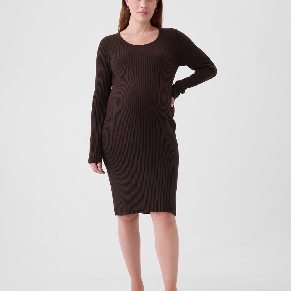 Gap maternity sweater dress knee length small